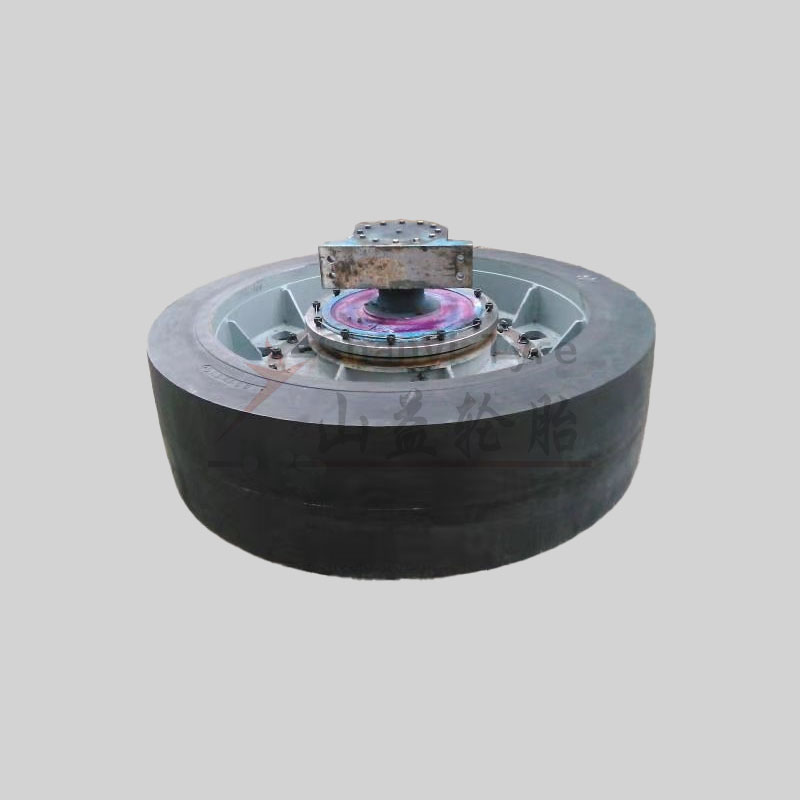 Adhesive-Bonded Solid Tyre Pneumatic-to-Solid Replacement Assembly (with transition rim and accessories)